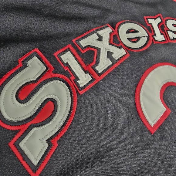 Mitchell & Ness Hardwood Classics Allen Iverson #3 Sixers Jersey XXL Vintage - Picture 4 of 14